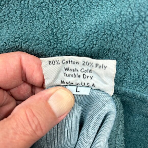 SomeWhat Funky Vintage Turquoise Velour Maxi Skirt and Top Set, Sizes M, L - Picture 10 of 12